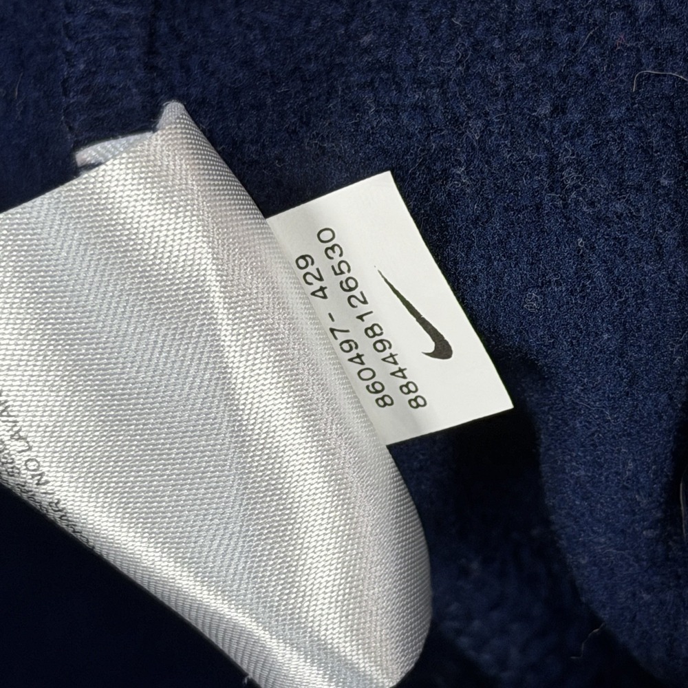 Nike Dri-Fit Quarter Zip Pullover Golf Sweatshirt Jacket Mens M Navy Gym Running - Picture 9 of 9